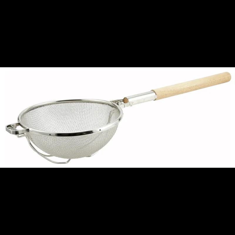 Strainer Steel Mesh Double Mesh Round Handle 1/Each