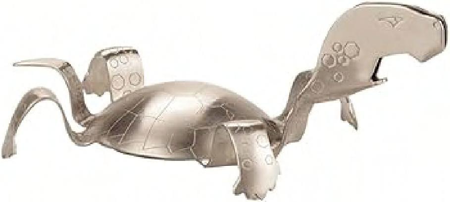 Bottle Opener Black & Tan Turtle With Snapper 1/Each