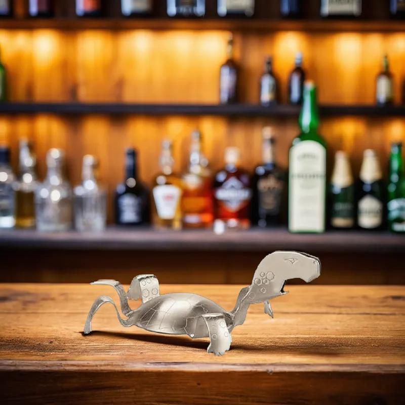 Bottle Opener Black & Tan Turtle With Snapper 1/Each