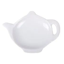 Teapot Teabag Caddy 4.5 IN White 1/Each