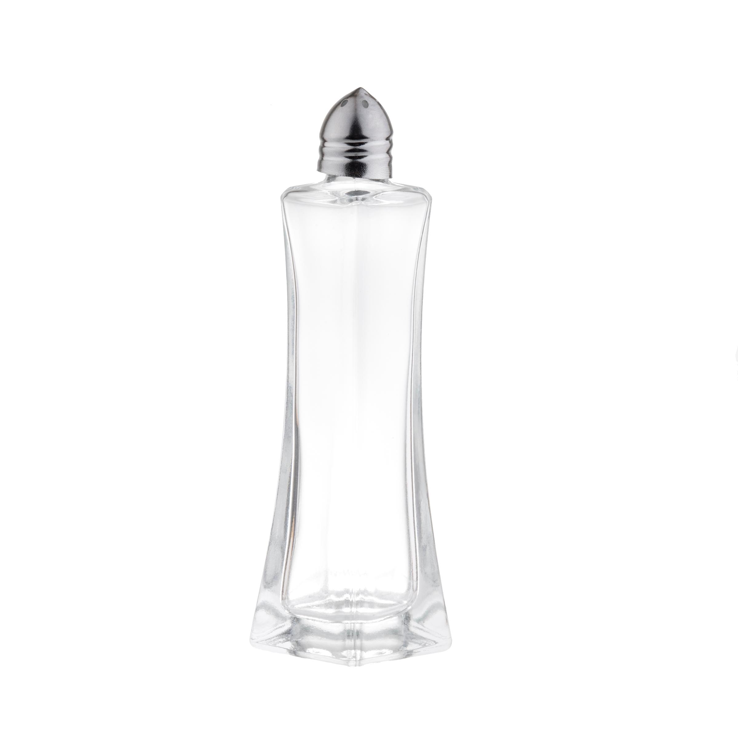 Metro Salt & Pepper Shaker 2 OZ Glass Clear Chrome Top 1/Each