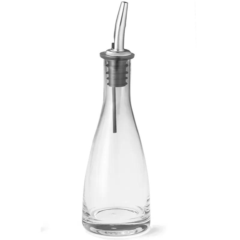 Oil & Vinegar Cruet 6 OZ Glass Clear Round 1/Each