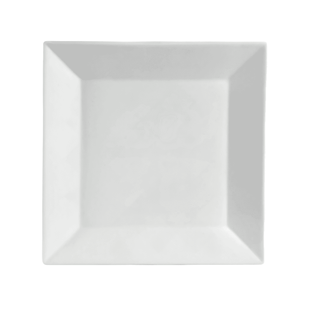 Plate 8 IN China White Square 24/Case