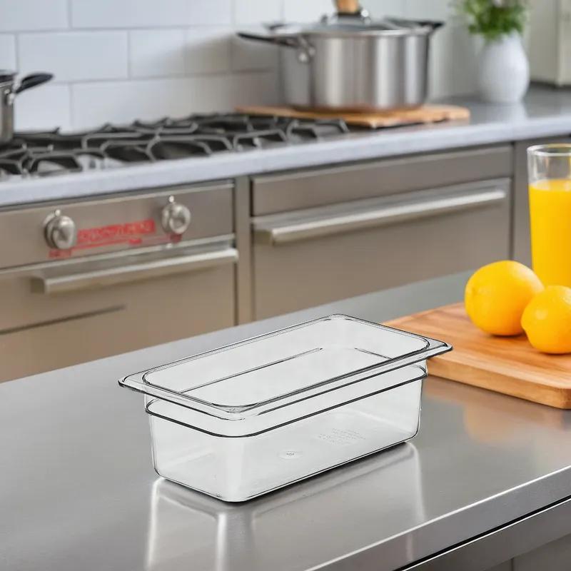 Camwear® Food Pan 0.333X4 IN Clear Plastic 1/Each