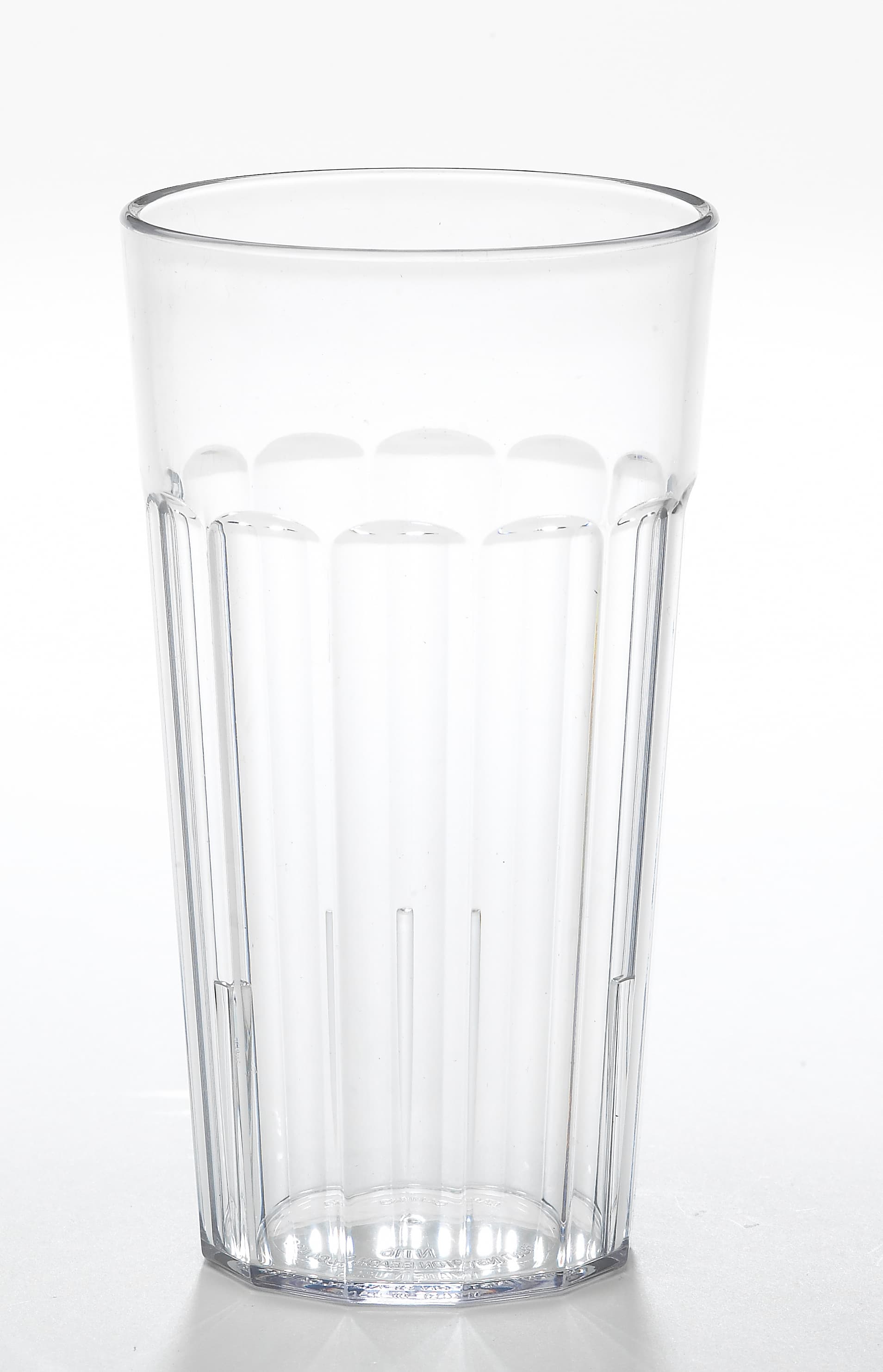 Newport Tumbler 16 FLOZ SAN Clear Fluted Stackable Dishwasher Safe 36 Count/Case