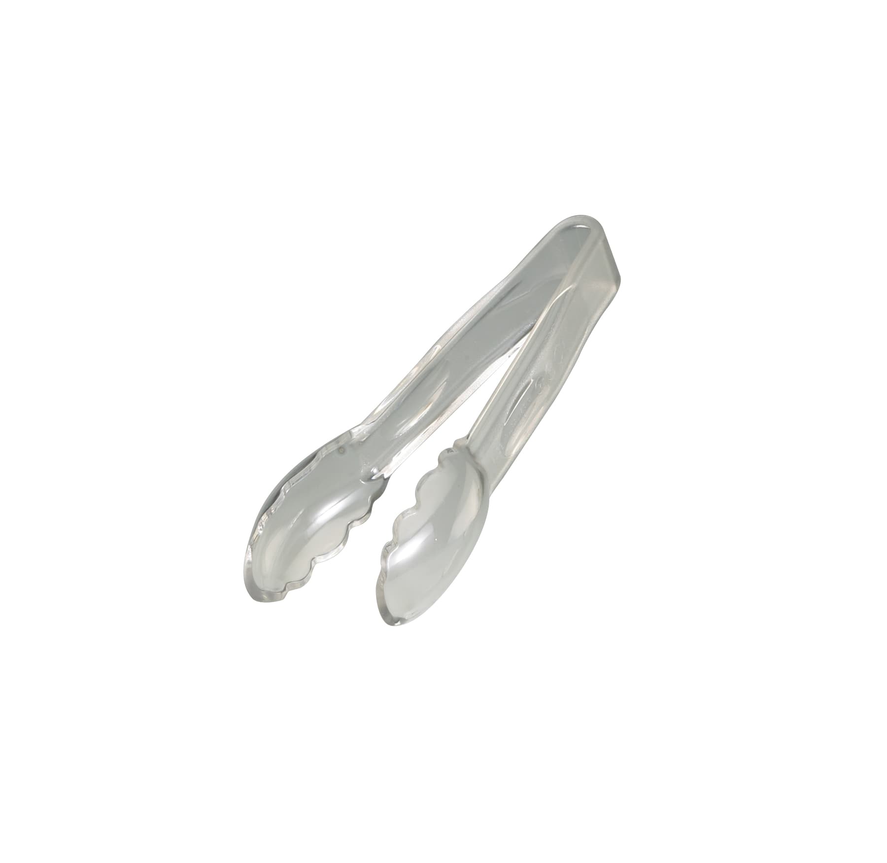 Camwear® Salad Scallop Tongs 6 IN Clear 1/Each