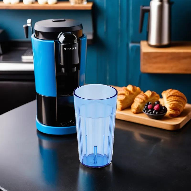 Newport Tumbler 12 FLOZ Slate Blue Fluted Dishwasher Safe Stackable 36/Case