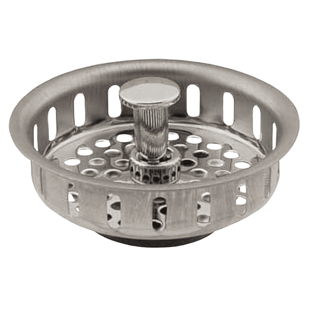 Drain Basket Strainer 3.5 IN Stainless Steel Universal Replacement 1/Each
