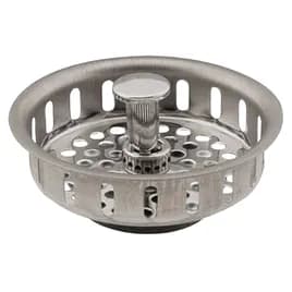 Drain Basket Strainer 3.5 IN Stainless Steel Universal Replacement 1/Each