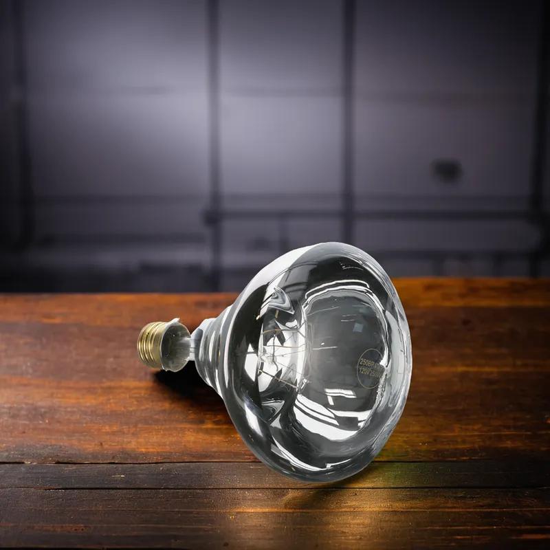 Light Bulb Clear 250 Watt 120V For Heat Lamp 3 Count/Box 1 Box/Case