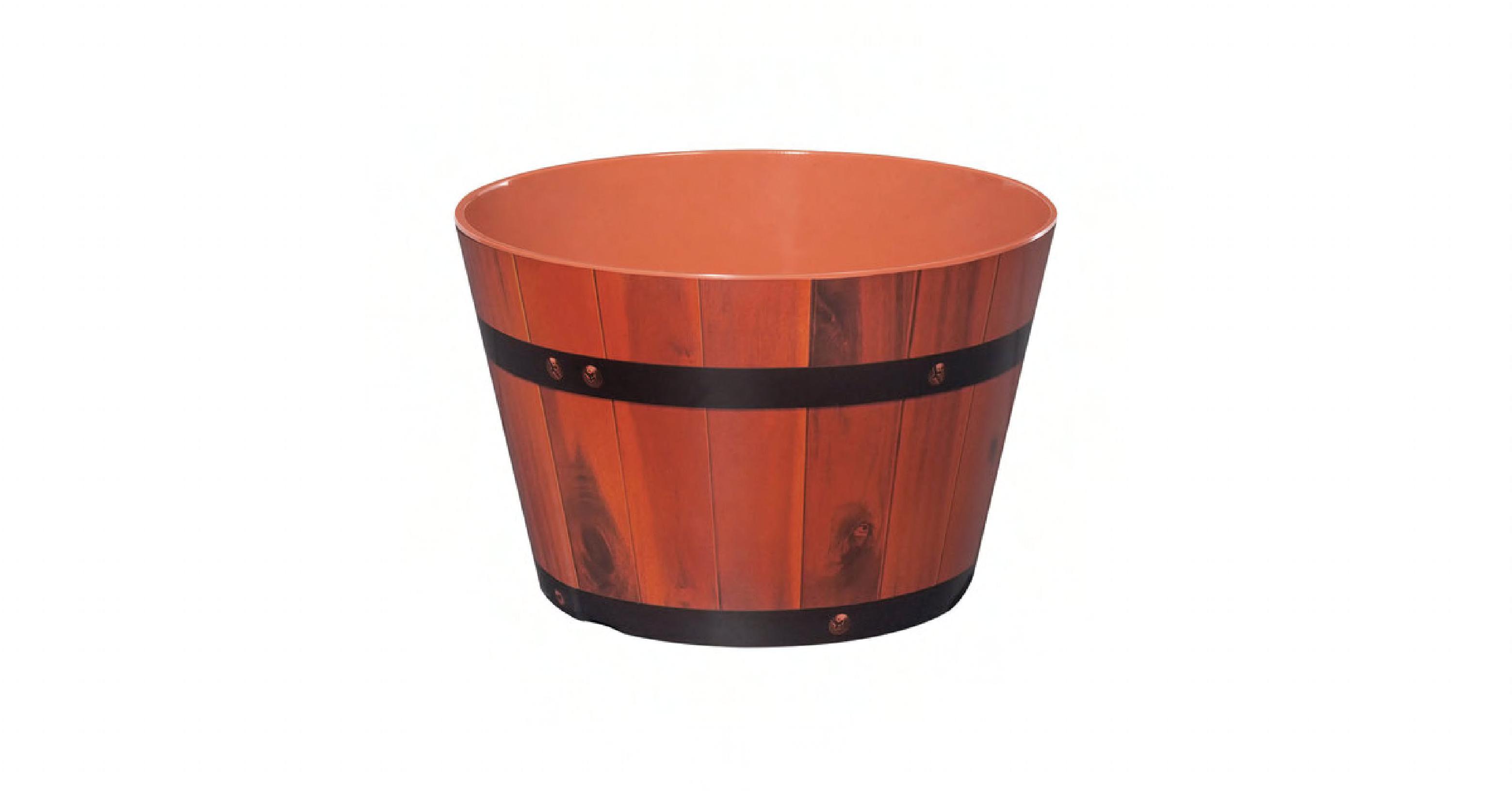 Gourmet Barrel 2.6 GAL Melamine Wood Finish 1/Each