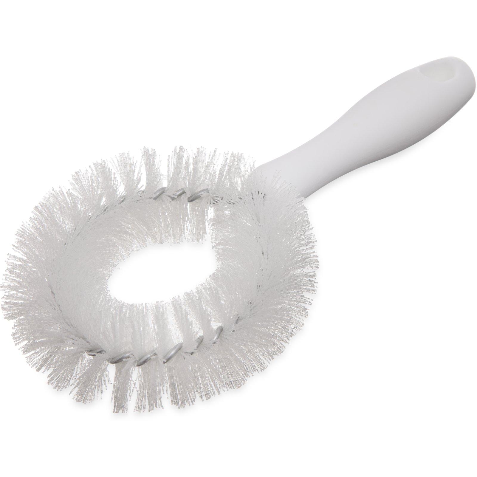Sparta® Vegetable Brush 8.75X4.50X1.50 IN Plastic Polypropylene (PP) White Short Handle 1/Each