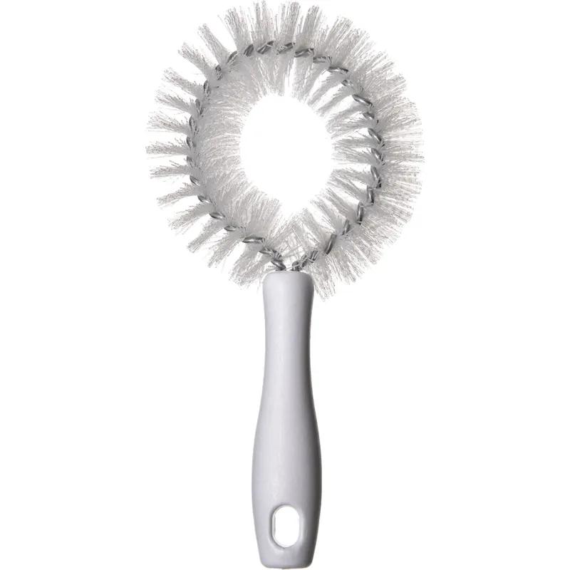 Sparta® Vegetable Brush 8.75X4.50X1.50 IN Plastic Polypropylene (PP) White Short Handle 1/Each