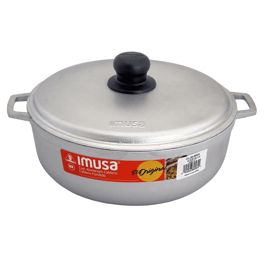 Caldero Latin Pot 3.5 L Cast Aluminum Silver #5 1/Each