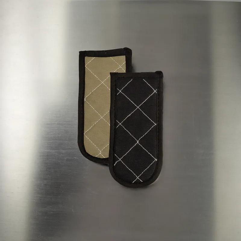 Pot & Pan Handle Cover 2.50X8X12 IN Cotton Black Up to 450 Degrees F 12/Pack