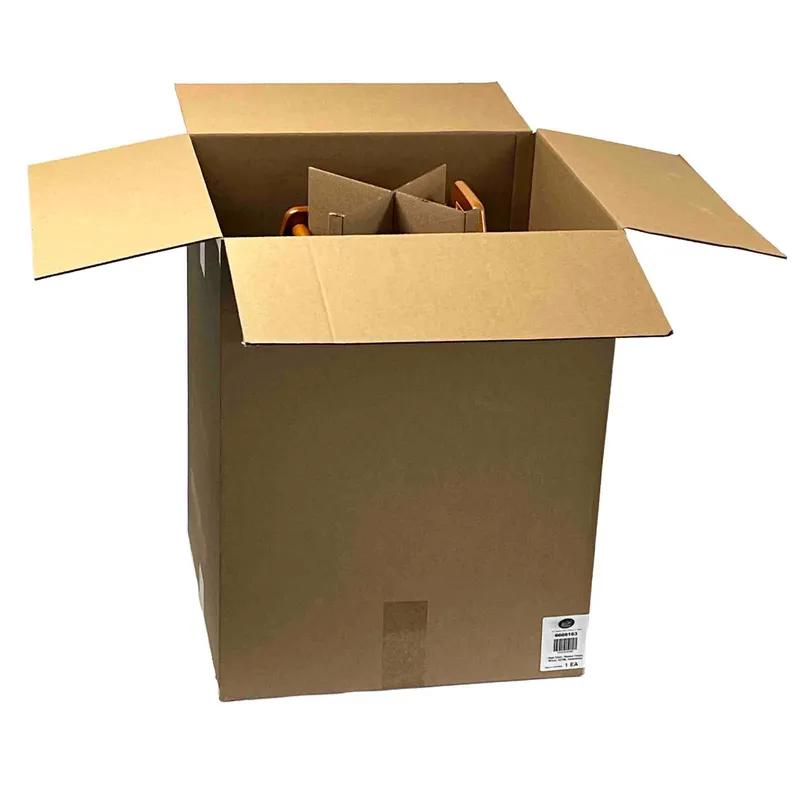 High Chair Walnut Rubber Wood Stackable ASTM-F404 18 Compliant 1/Each