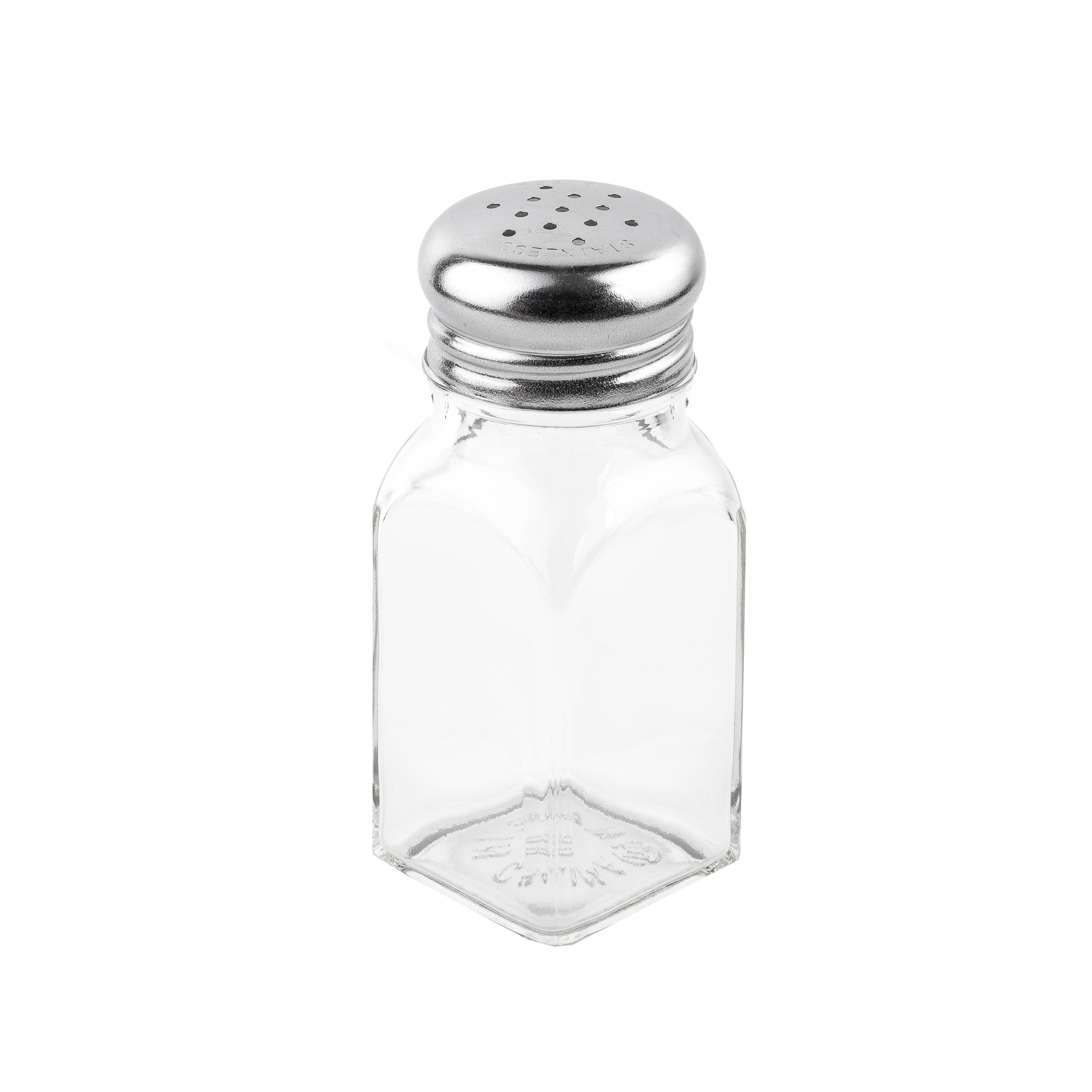 Salt & Pepper Shaker 1.5X4 IN 2 OZ Glass Square Mushroom Top 1/Each