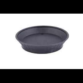 Platter 9 IN Polypropylene Homopolymer (PPH) Black Round 1/Each