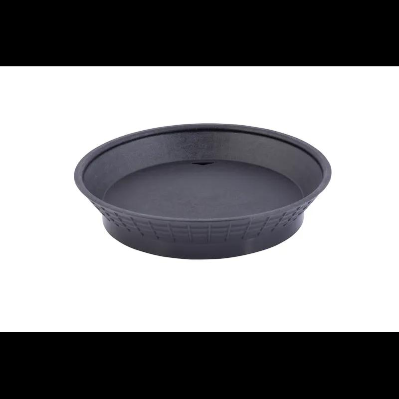 Platter 9 IN Polypropylene Homopolymer (PPH) Black Round 1/Each
