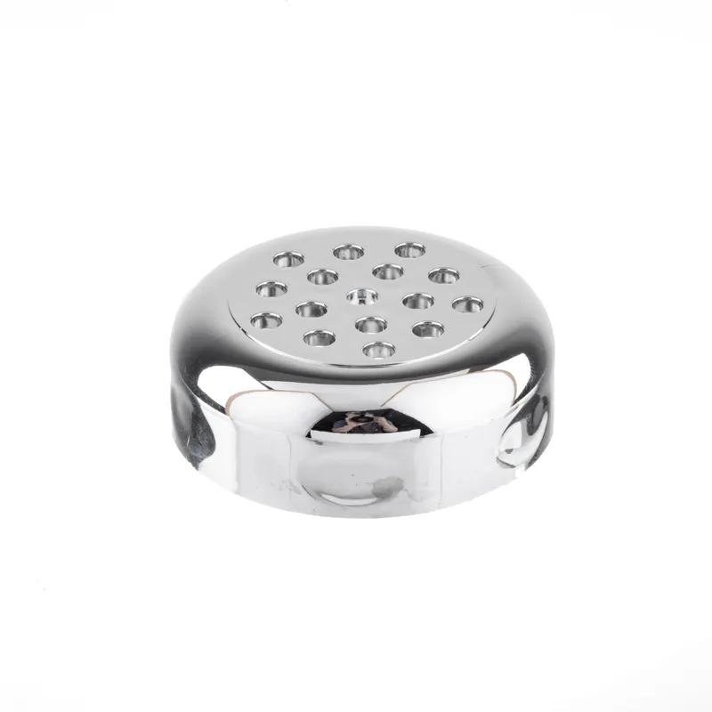 Salt & Pepper Shaker Top Plastic Chrome For 260 Shaker Perforated 1/Each