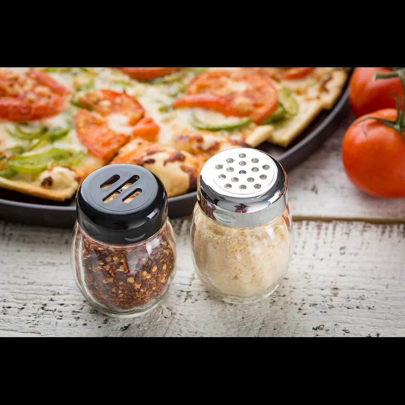 Salt & Pepper Shaker Top Plastic Chrome For 260 Shaker Perforated 1/Each