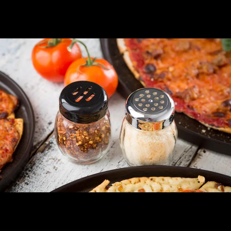 Salt & Pepper Shaker Top Plastic Chrome For 260 Shaker Perforated 1/Each