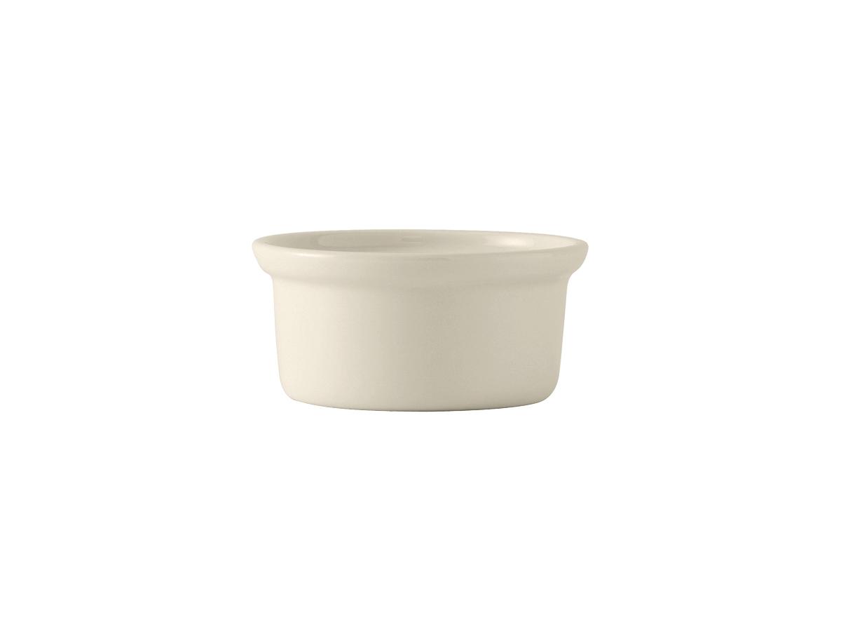 Casserole Dish 7.5 OZ China Eggshell Round Fully Vitrified Oven Safe Dishwasher Safe Microwave Oven Safe 12/Case