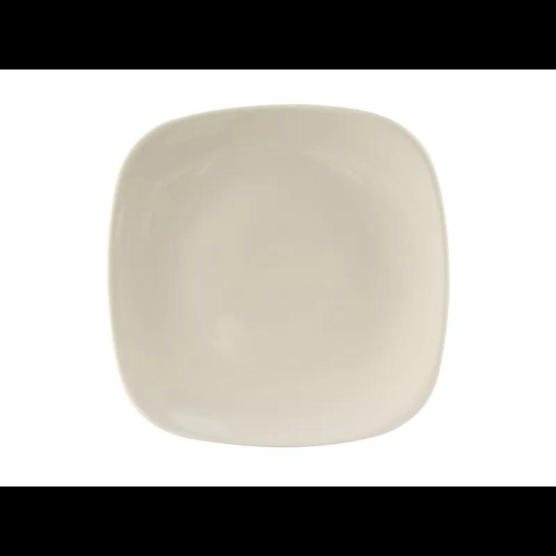 Plate 9X9 IN China Eggshell Square Fully Vitrified Oven Safe Dishwasher Safe Microwave Oven Safe 12/Case
