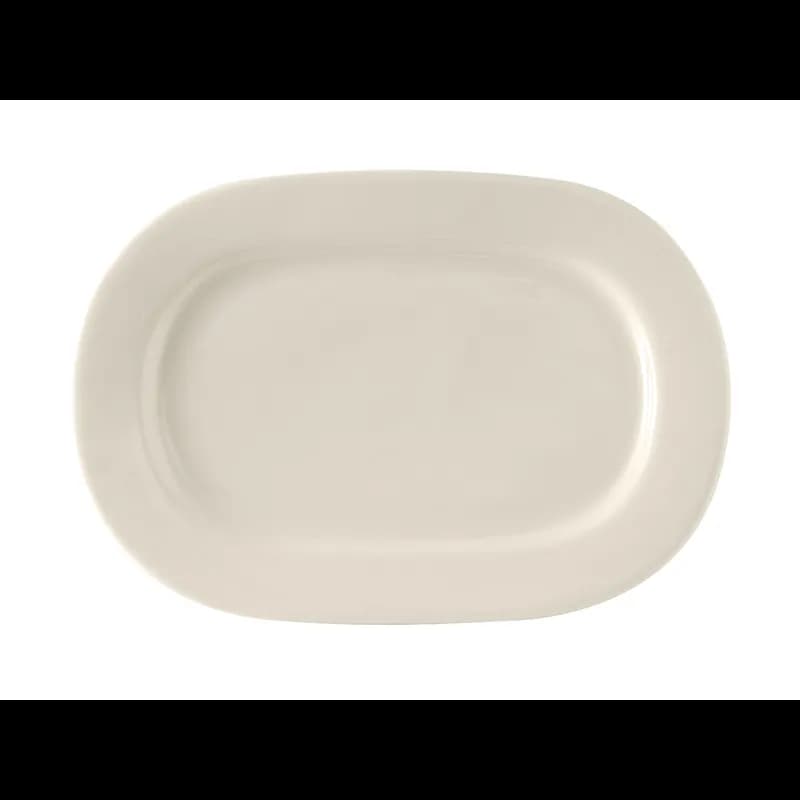 Daytona Platter 13.125X9.125 IN China Eggshell Oval Fully Vitrified 12/Case