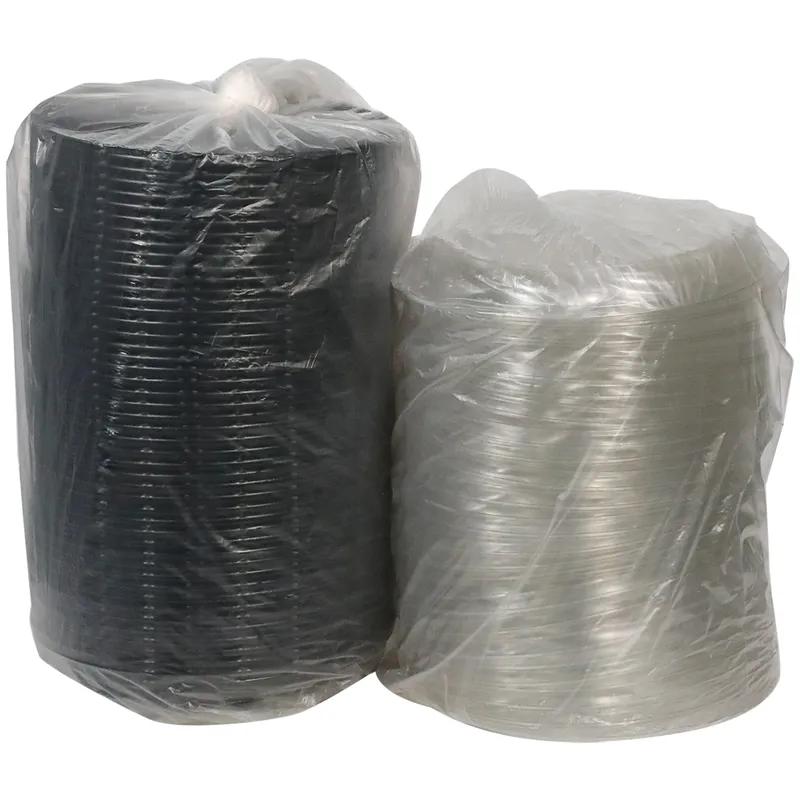 Pie Container & Lid Combo With Dome Lid 9X1.25 IN PET Clear Black Round Swirl 100/Case