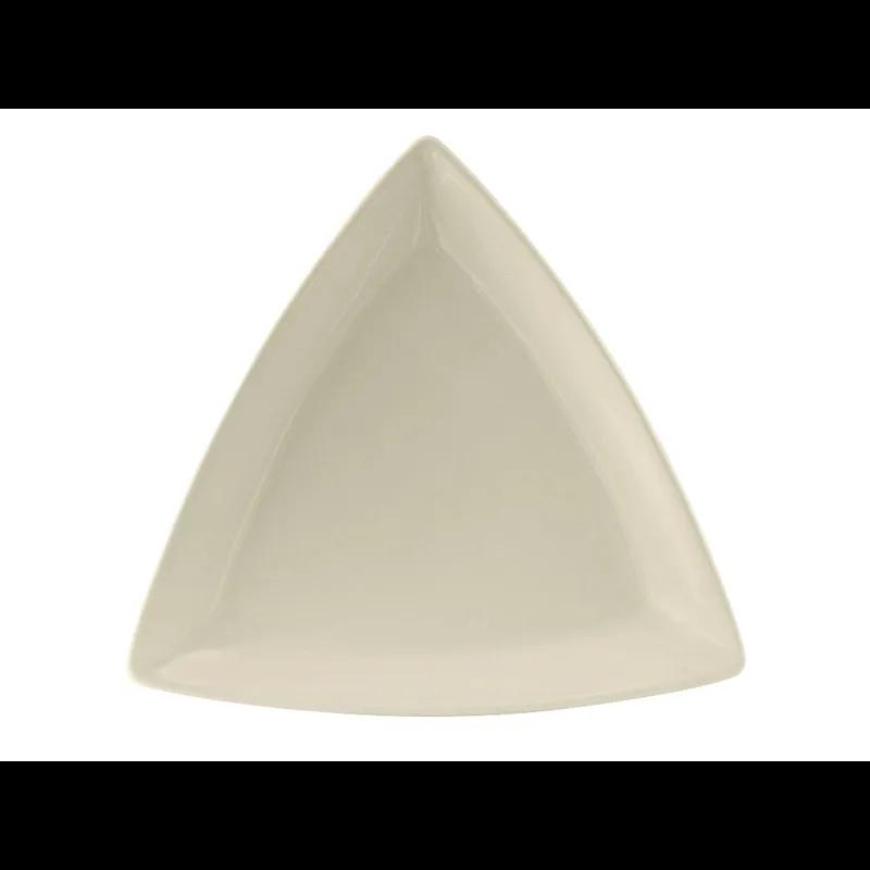 Plate 11 IN China Eggshell Triangle Fully Vitrified Oven Safe Dishwasher Safe Microwave Oven Safe 12/Case