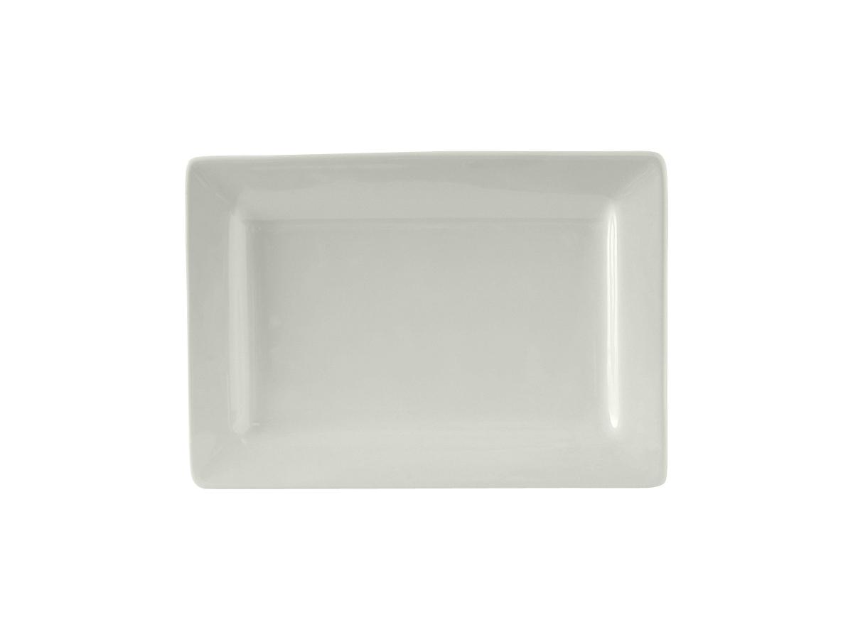 Plate 8X5.5 IN China White Rectangle Fully Vitrified Oven Safe Dishwasher Safe Microwave Oven Safe 12/Case