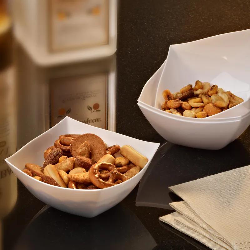 Serving Bowl 8 OZ White Square 48/Case