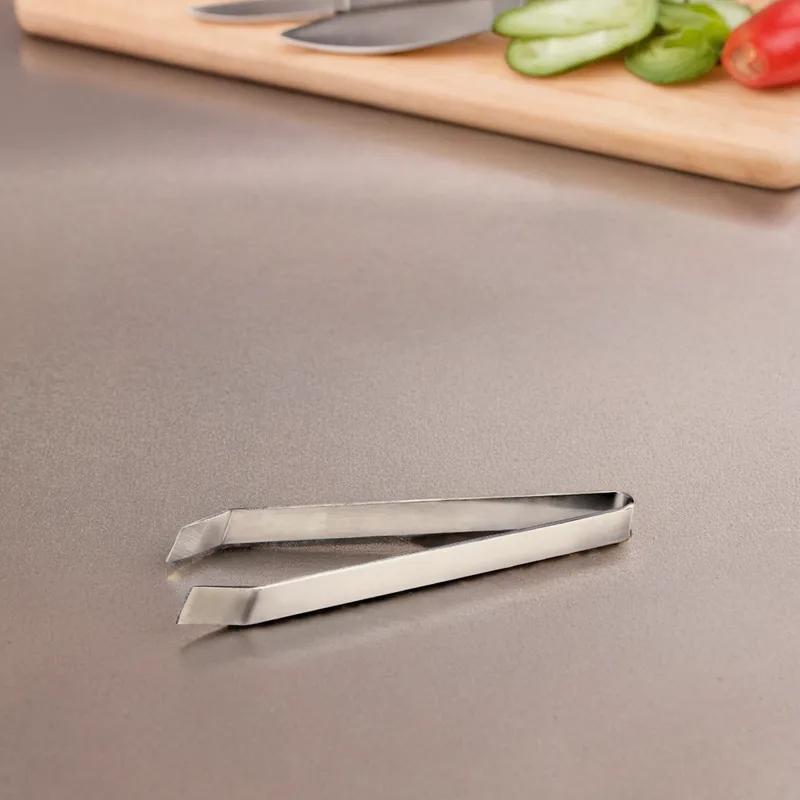 Fish Bone Tweezers 4.75X1.25 IN Stainless Steel Dishwasher Safe 1/Each