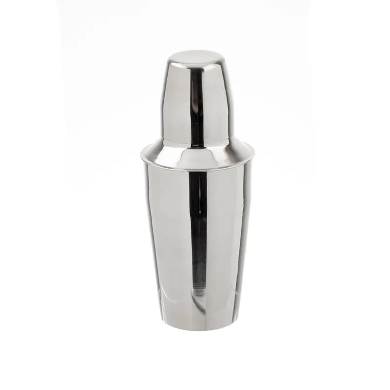 Bar Shaker 3.125X3.125X7.5 IN 16 FLOZ Stainless Steel (200 Series) 3-Piece Set Mirror Finish Dishwasher Safe 1/Each