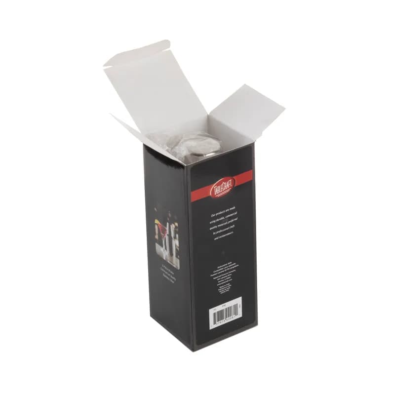 Bar Shaker 3.125X3.125X7.5 IN 16 FLOZ Stainless Steel (200 Series) 3-Piece Set Mirror Finish Dishwasher Safe 1/Each