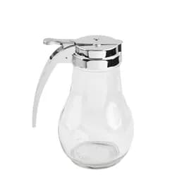 Syrup Jar 14 OZ 3.5X3.5X6 IN Glass Teardrop 1/Each