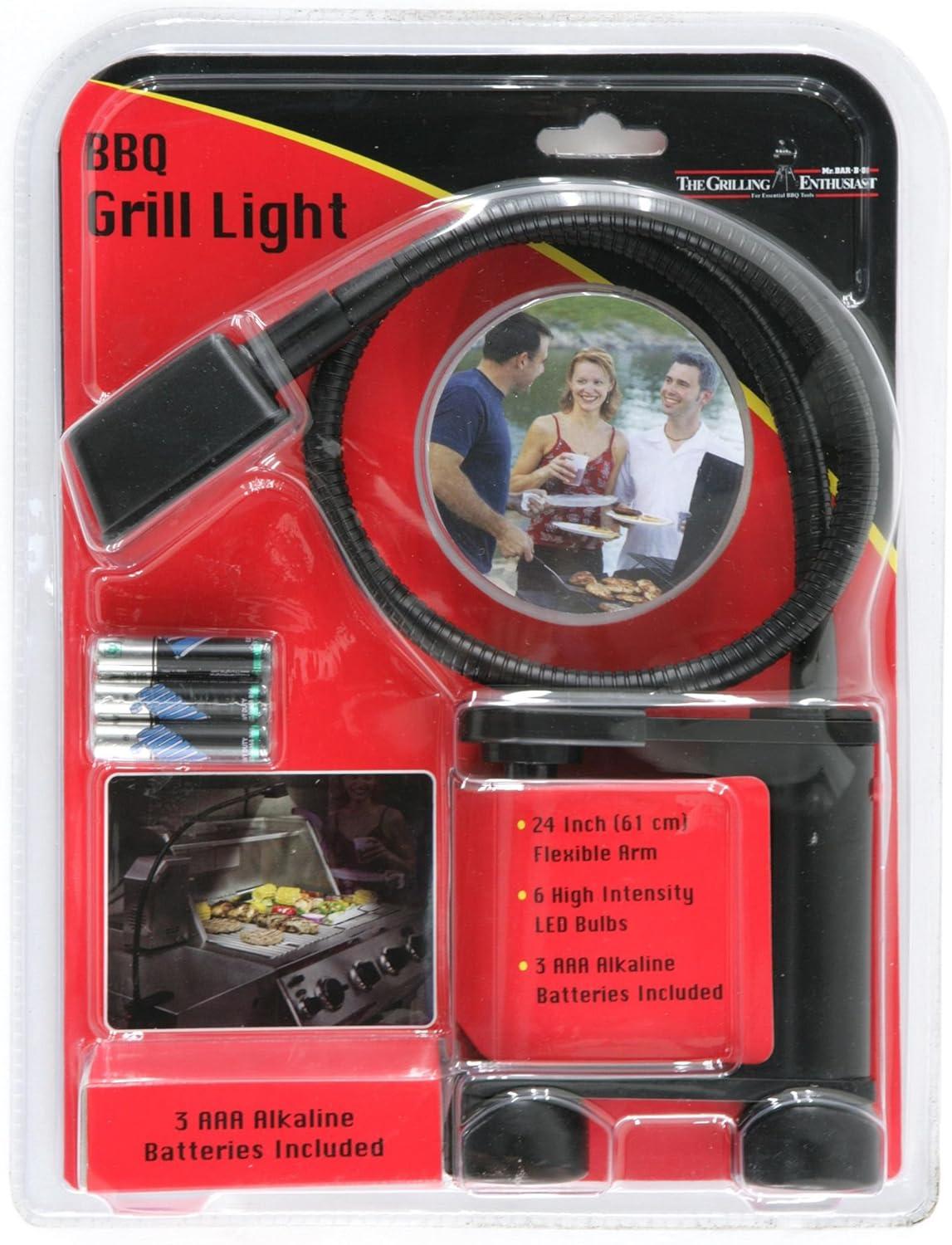BBQ Grilling Light 24 IN Flexible Neck 3 AAA Batteries 1/Each