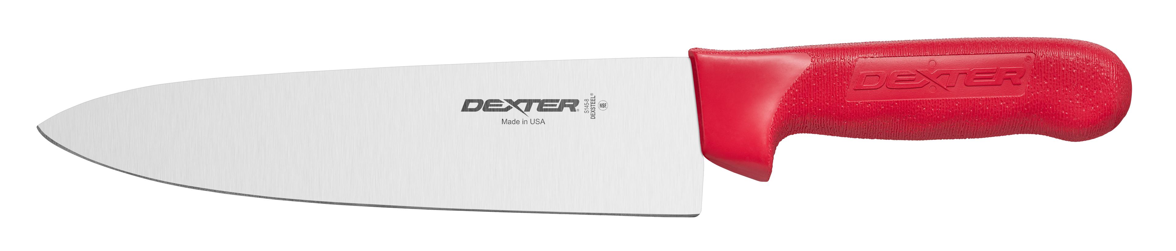 Sani-Safe Cook Knife 8 IN Red 1/Each