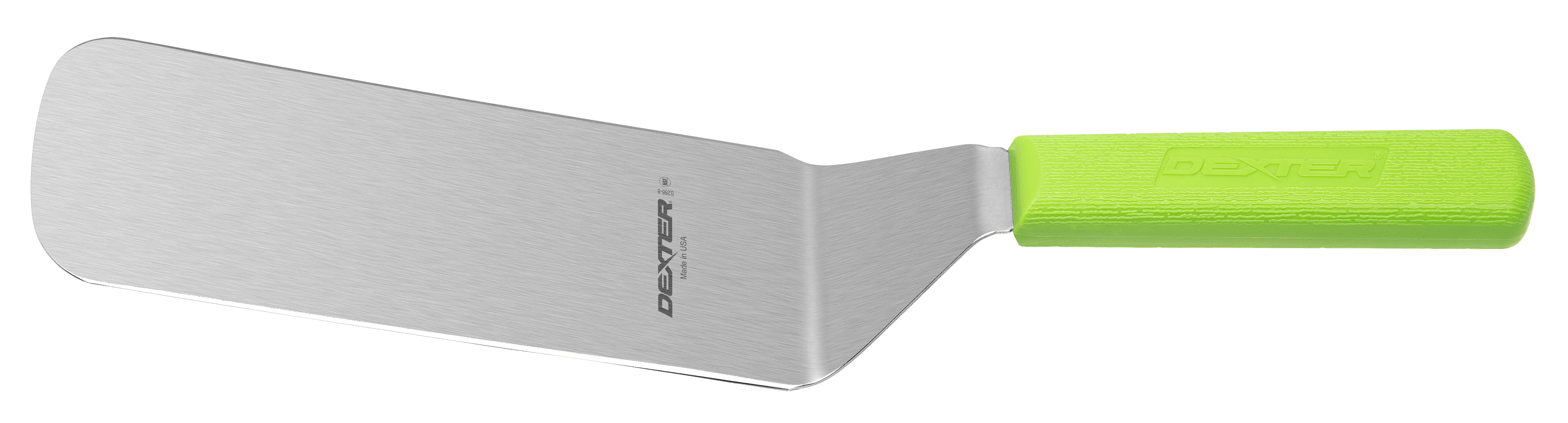 SANI-SAFE® Turner 8X3 IN Stainless Steel Green Solid 1/Each