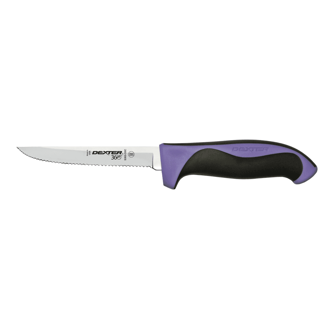 360 Series Utility Knife 5 IN Carbon Steel Purple 1/Each