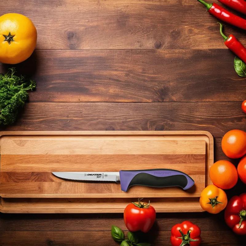 360 Series Utility Knife 5 IN Carbon Steel Purple 1/Each