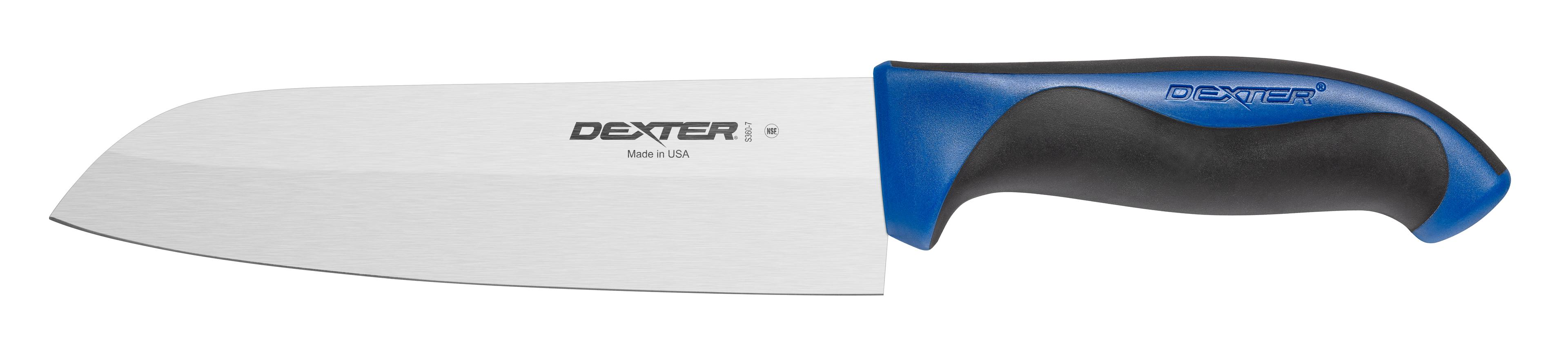 360 Series Santoku Knife 7 IN Carbon Steel Blue 1/Each