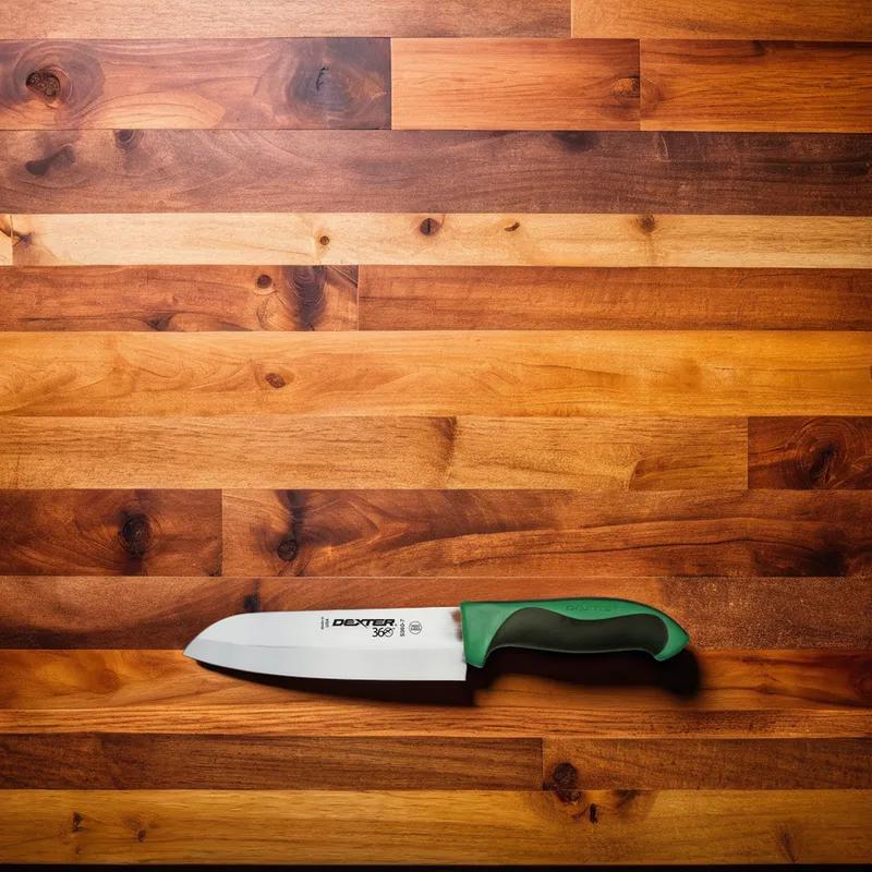 360 Series Santoku Knife 7 IN Carbon Steel Green 1/Each