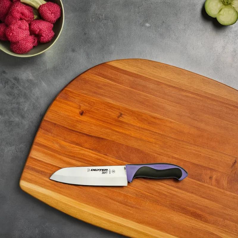 360 Series Santoku Knife 7 IN Carbon Steel Purple 1/Each