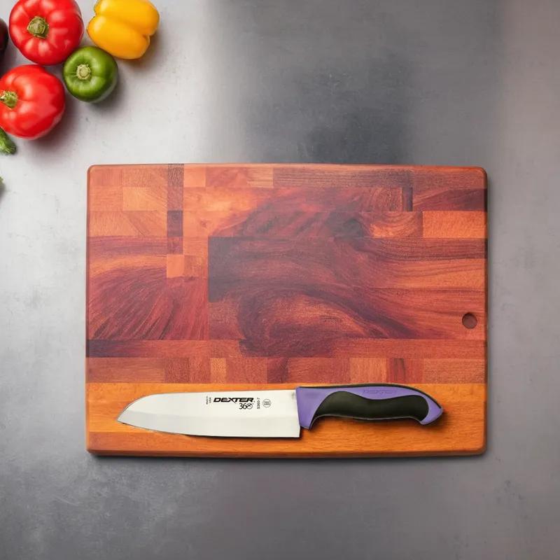 360 Series Santoku Knife 7 IN Carbon Steel Purple 1/Each