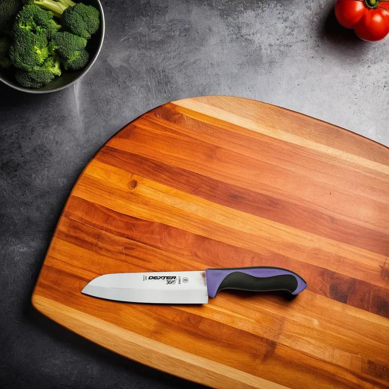 360 Series Santoku Knife 7 IN Carbon Steel Purple 1/Each