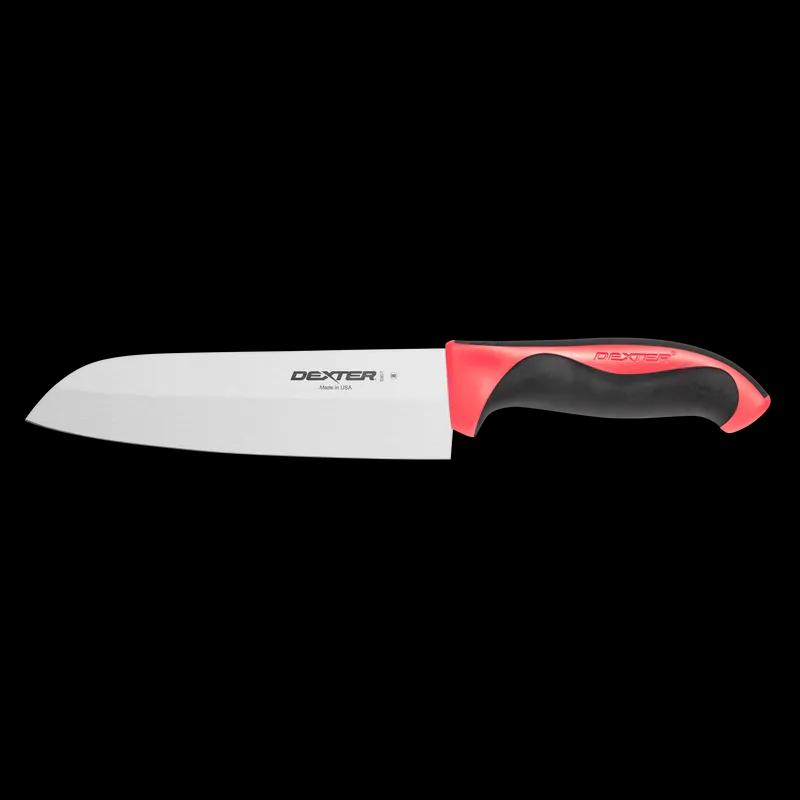 360 Series Santoku Knife 7 IN Carbon Steel Red 1/Each