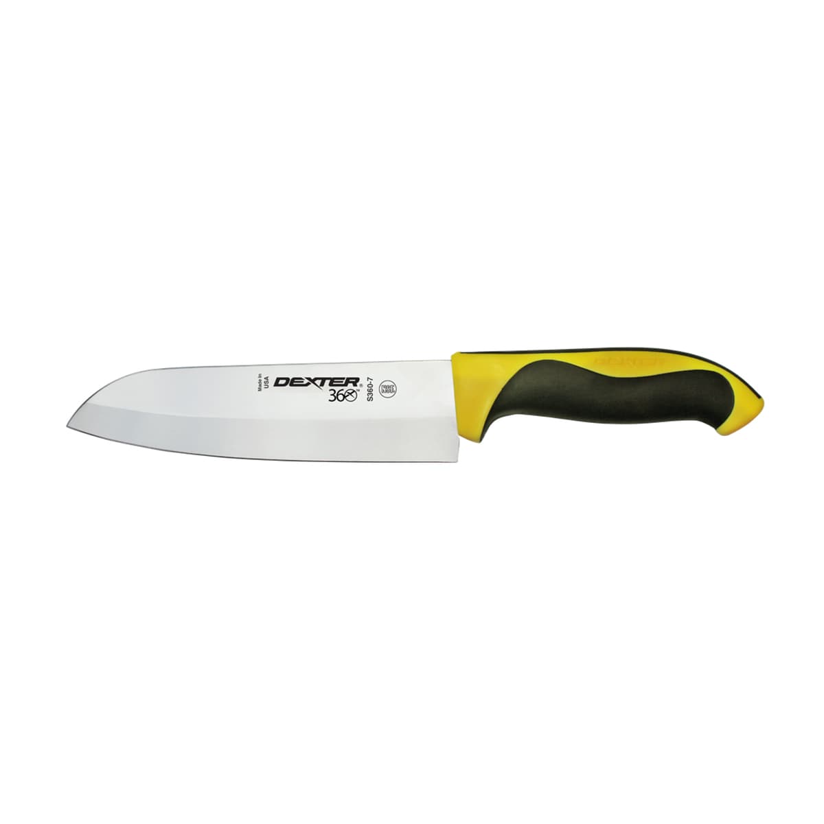360 Series Santoku Knife 7 IN Carbon Steel Yellow 1/Each