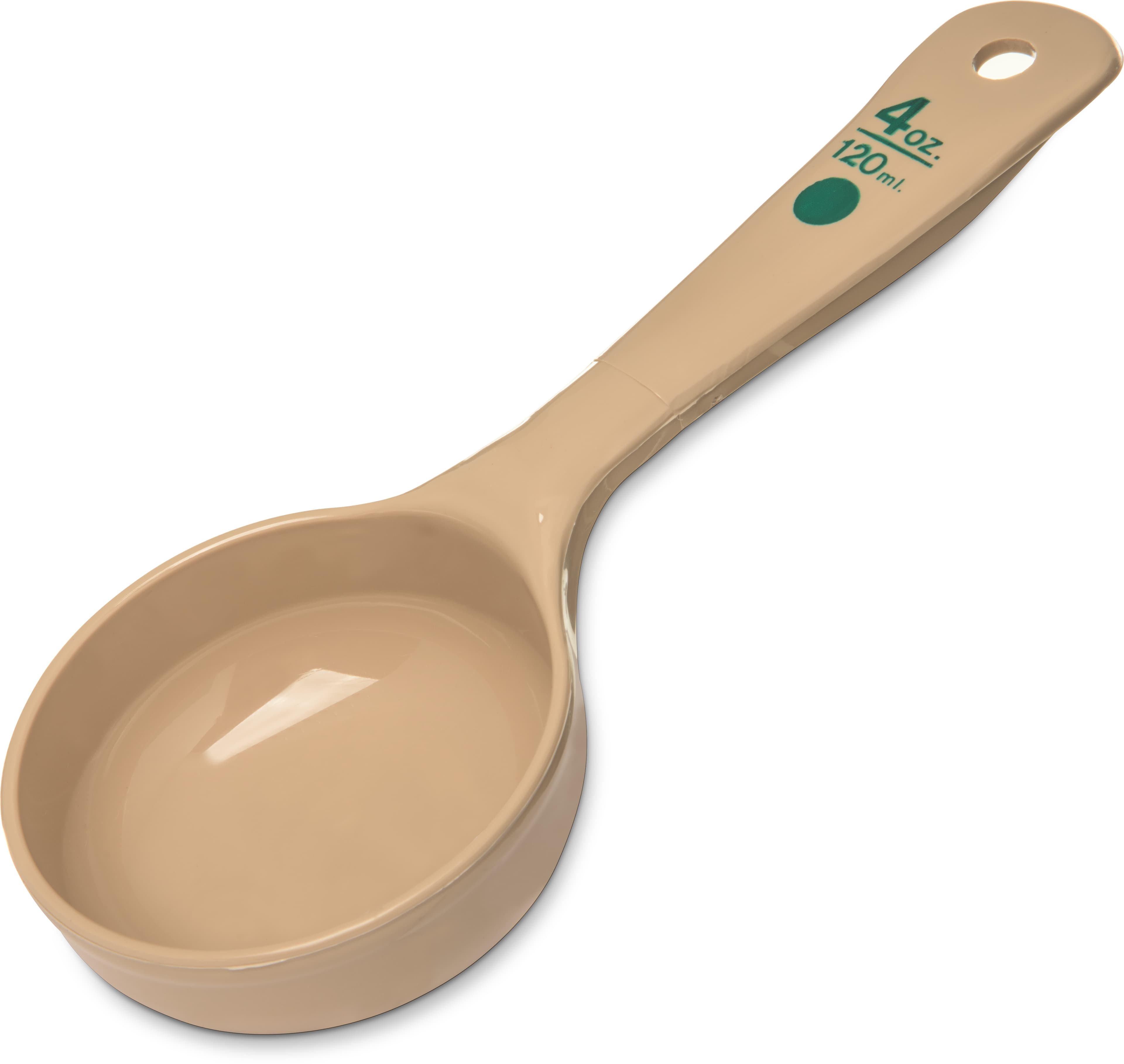 Measure Miser® Portion Server 3.30X8.24 IN 4 OZ PC Beige Short Handle With Hanging Hole 1/Each